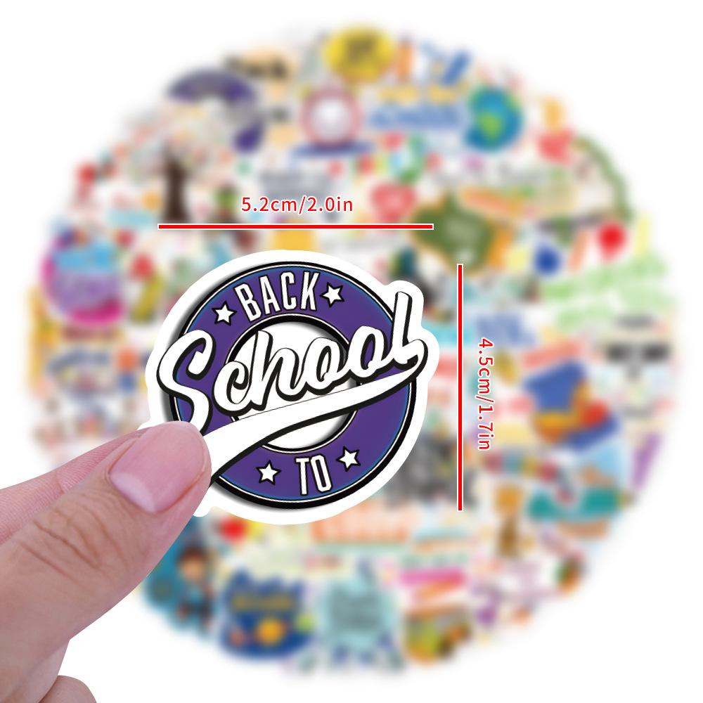 60 School Supplies Graffiti Stickers DIY Backpack Guitar Suitcase Computer Waterproof Stickers
