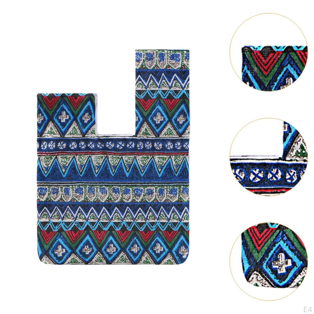 Knitting Tote Bag Kabelka na zápästie Roztomilé háčkovanie Ženy Darčekový prenosný organizér priadze pre