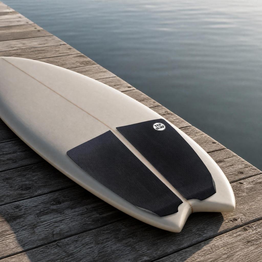 2 Pieces Surfboard Grip Pad Water-Resistant Board Accessory Waterproof
