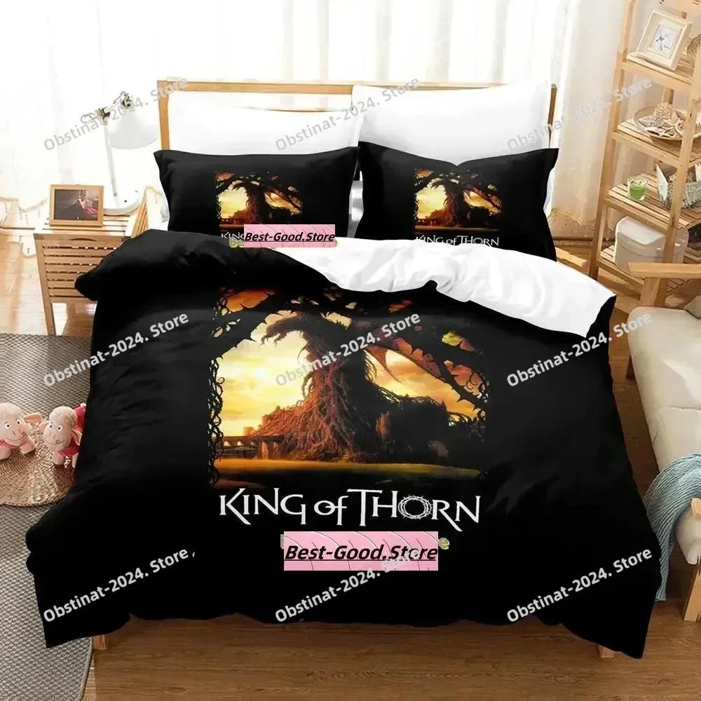 König der Dornen Bettwäsche-Set Einzelbett Twin Gedrucktes Bettwäsche-Set Mit Kissenbezug Bettdecke Weiche Einzel-Doppel-Queen-Super-King-Größe