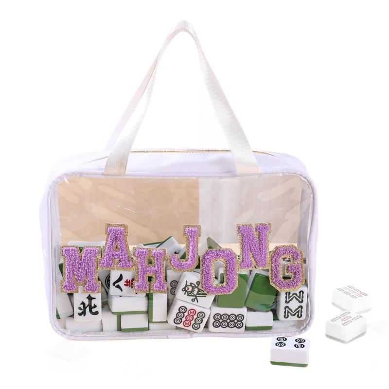 Borsa Impermeabile per Piastrelle da Mahjong Porta Piastrelle da Mahjong Grande Organizzatore Portatile Custodia per Studio Aziendale Casa Viaggio Adulti Adolescenti
