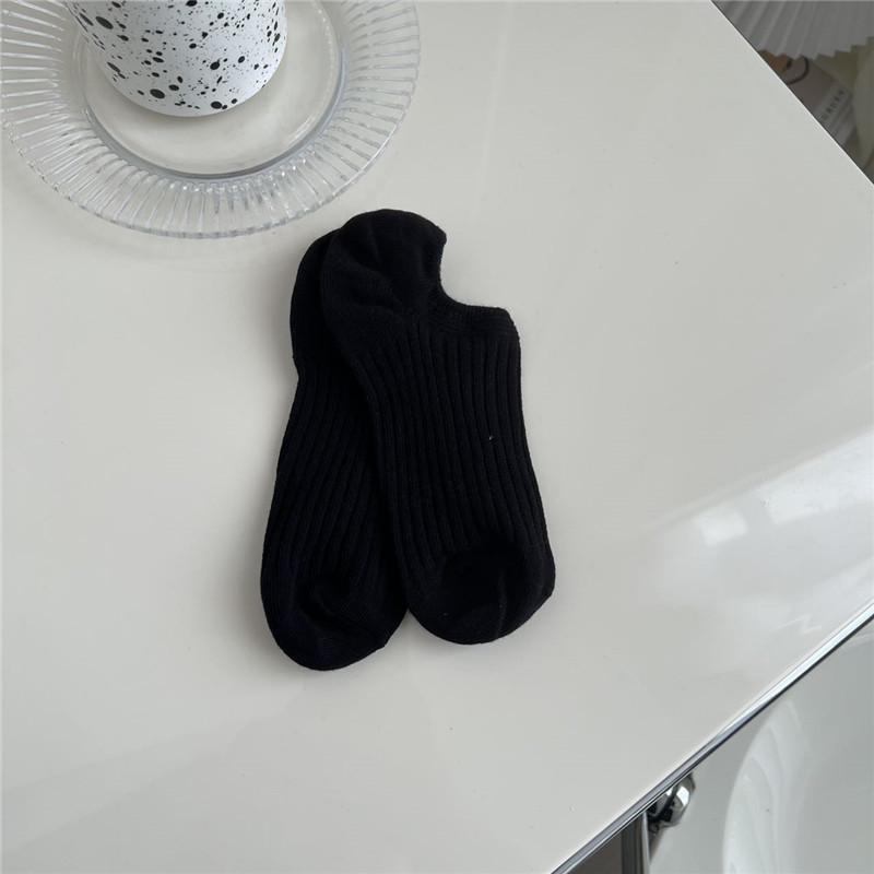 Women's Non-Slip Invisible Boat Socks - Summer Style, Thin, Shallow, Short, with Drawstring