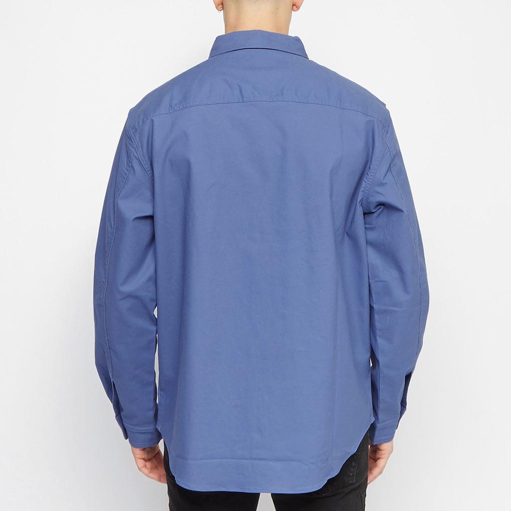 Converse Carpenter Pocket Button Down Long Sleeve Shirt Asia Sizing 'Vintage Blue' Men's 10022950-A02