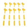 10 Sets Tire Demount Head Enhanced Efficiency Wearproof Tire Changer Mount Duck Head Insert Rim