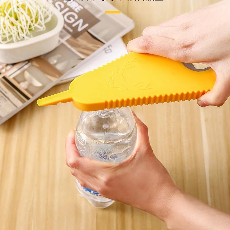 Multi functional Capper Twister Portable Bottle Opener Universal Canned Non-slip Labor Saving Twist Bottle Cap Kitchen Gadgets