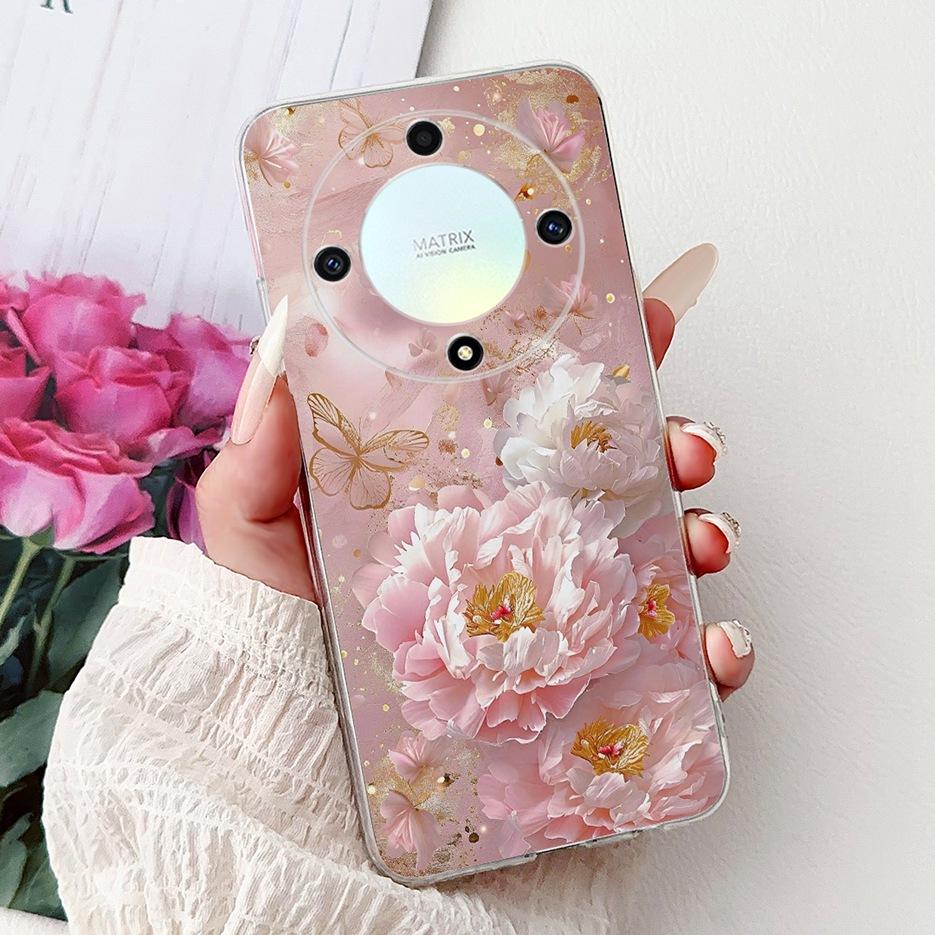 For Honor X9a Case Magic5 Lite Popular Luxury Painted Cover Soft Slim Phone Case For Honor Magic 5 Lite HonorX9a Back Cover Bags