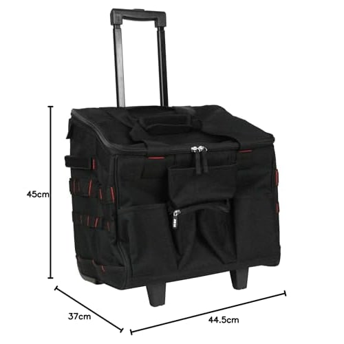 SK11 Work Carry Bag, Tool Bag with Casters and Pockets, Holds Up To 8kg (SW-CAR)