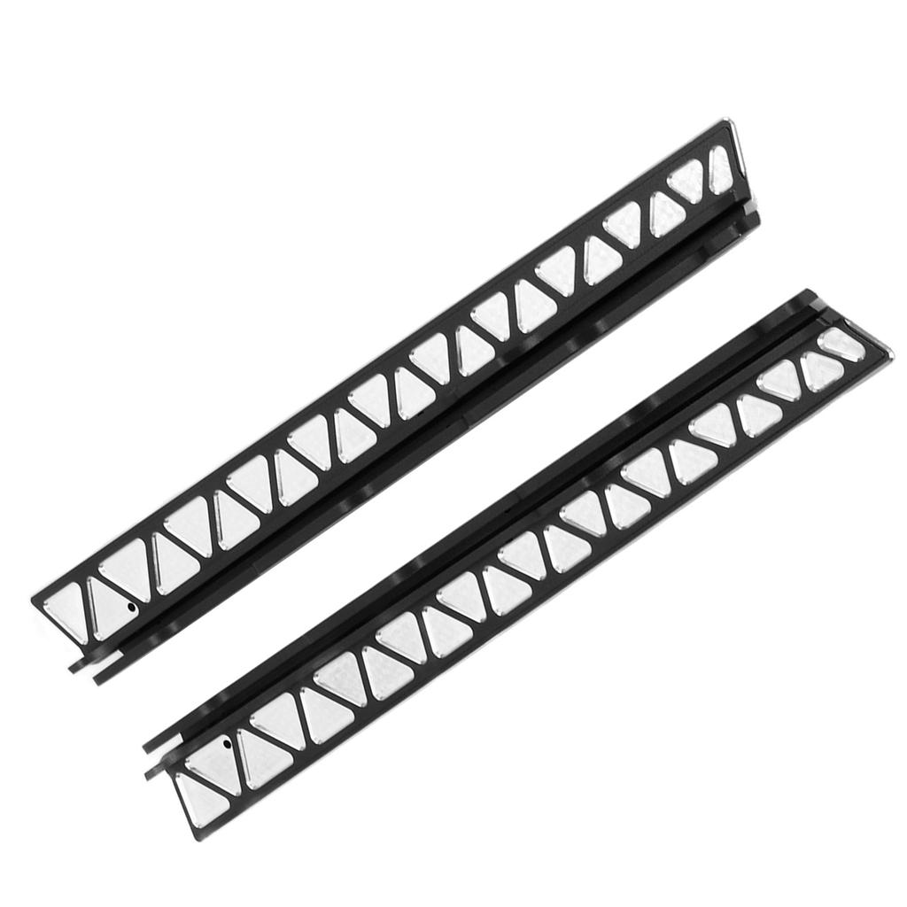 RC Car Rock Sliders High Simulation Aluminium Alloy Professional Metal Side Pedal Step for   SCX6 1Celsius6   10.4in