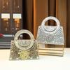 New USD Pattern Full Diamond Banquet High-end Women's Handbag Party Versatile Rhinestone Bag