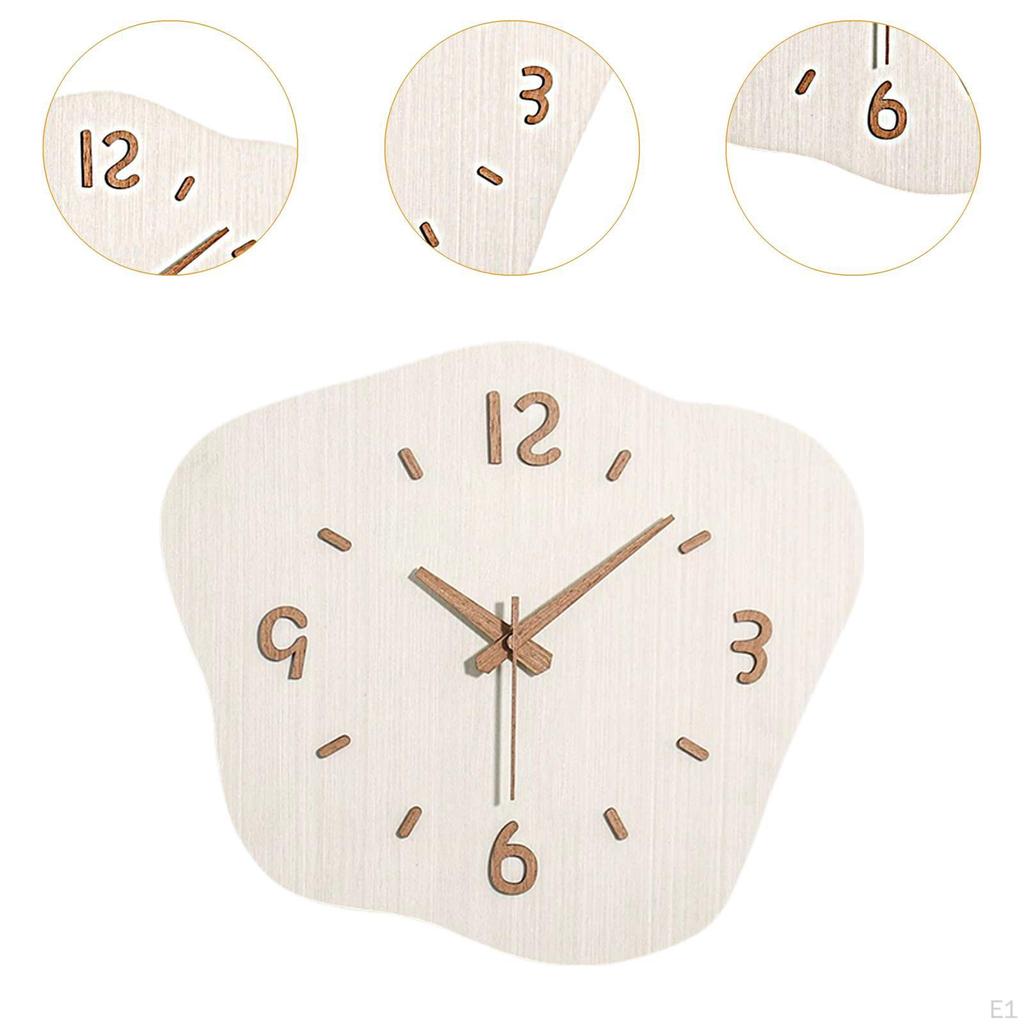 Ceas de Perete Asimetric Lucrare de Artă Ornament Decorativ Agățat Decor pentru Fermă de Interior