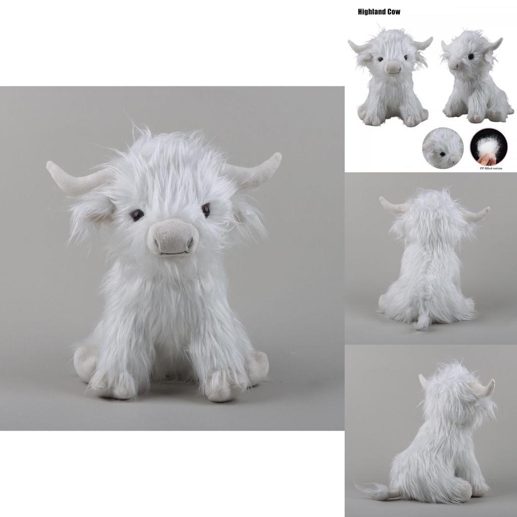 Entzückendes 9,4 Zoll schottisches Hochlandrind Plüschtier Geschenk für Kinder