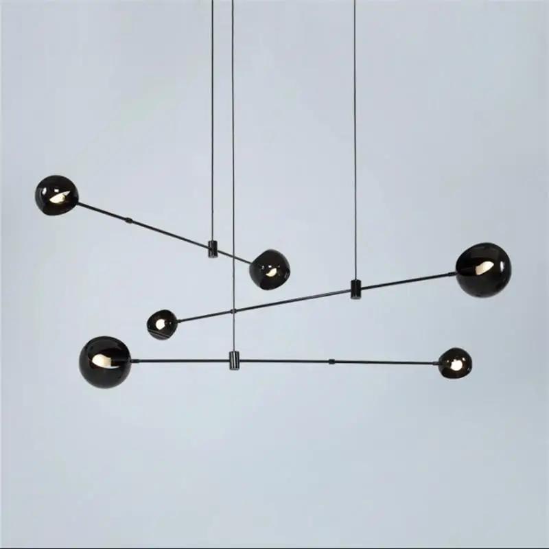 

Люстра Современный лофт Светодиодные люстры Минималистский арт-дизайн Салон Подвесной светильник Скандинавский подвесной светильник Подвесной светильник 20-100cm