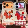 Cortical Pony New Year's Apple 17promax/16pro Anti-drop 15Pro All-inclusive 13PRO Mobile Phone Case 14PRO