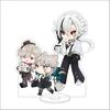 10CM Anime  Genshin Impact  Figure Stand Model Arlecchino Cute Desk Decor Standing Sign Gifts