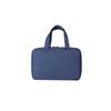 Portable Travel Cosmetic Bag Hanging Mesh Four Fold Toiletry Organizer with Multiple Compartments and Durable Zipper Closure for Bathroom Storage