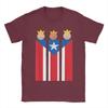 Men Puerto Rican Three Kings Flag Epiphany T Shirts Reyes Magos Clothing Funny Short Sleeve Round Neck Tees Graphic T-Shirt