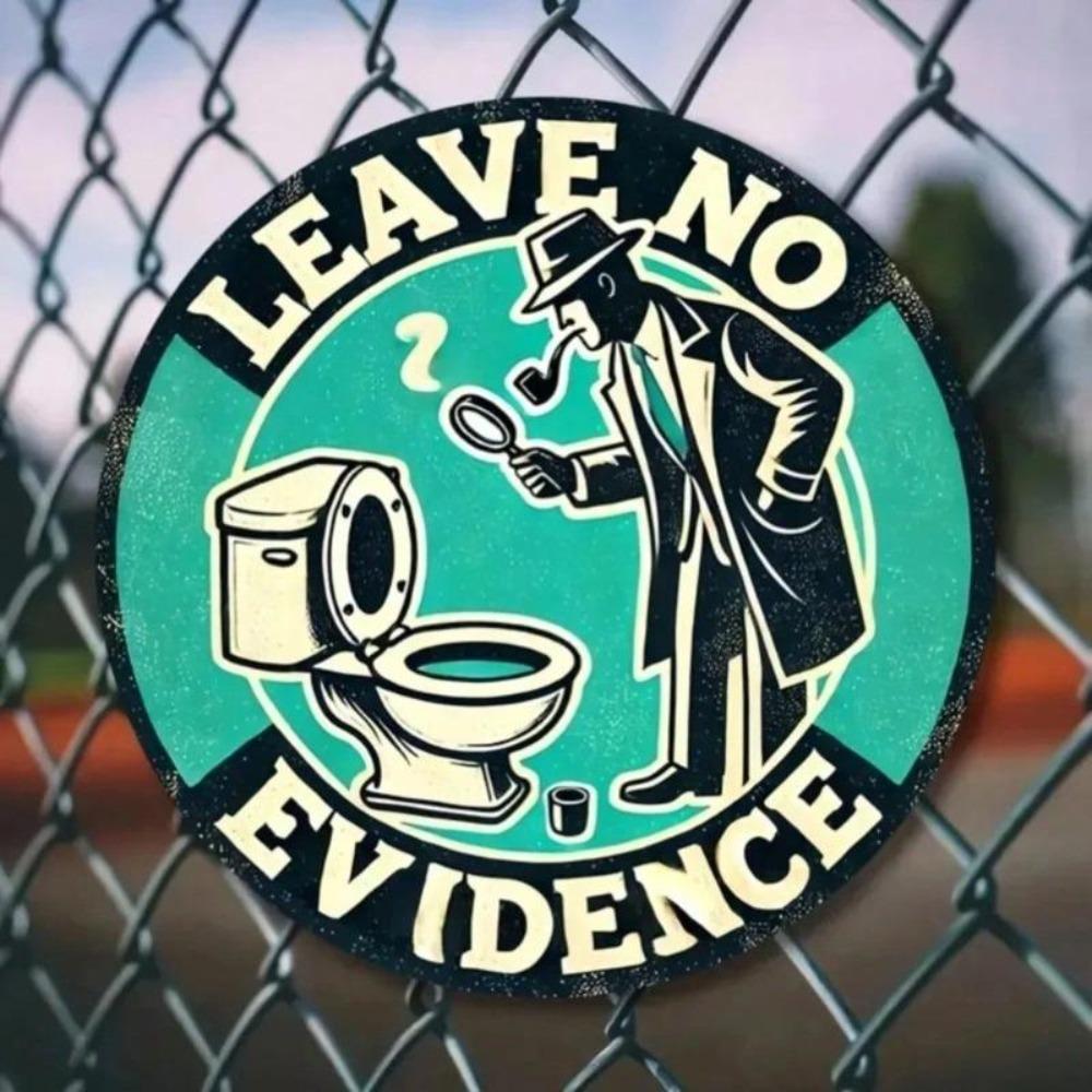 Vintage Humorous Bathroom Metal Sign Iron Wall Art For Home Bar Cafe