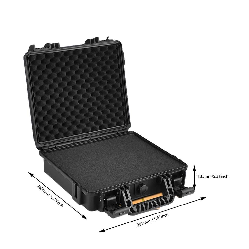 GUOOL Portable Sponge Bin Handheld Hard Ideal for Storing Equipment and Tools at x x Toolbox, Pre-Cut Carrier, Container, Case, Home, 29.5cm 26.5cm