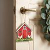 Christmas Gift Embellishments 10/20/30Pcs 2D Flat Farmhouse Chicken Wooden Hanging Ornament, Rooster Hen Coop Barn Barnyard Theme Charms Farm Pendants
