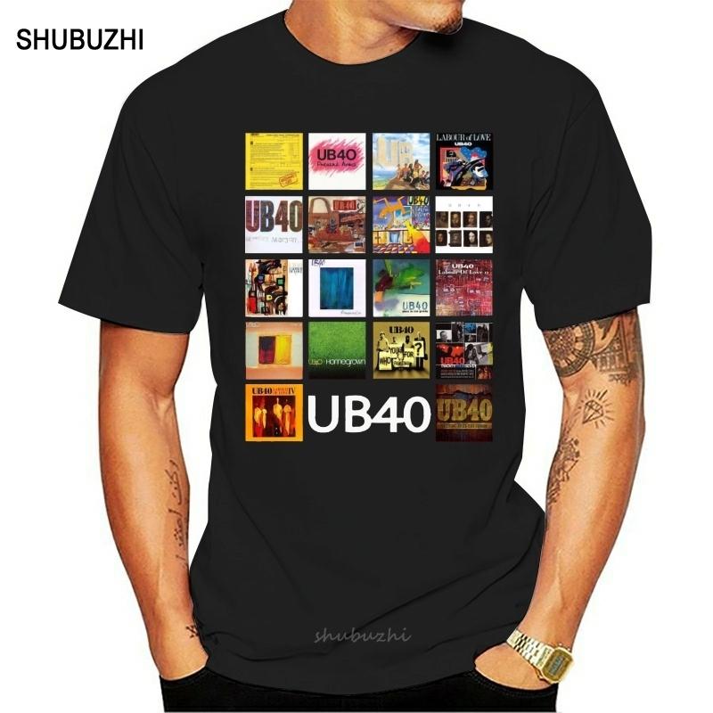 UB40 VARIOUS COLOURS CREW NECK SHORT SLEEVE TSHIRT Brand Cotton Men Clothing Male Slim Fit T Shirt Short Sleeve Basic Tops