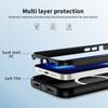 For iPhone 13 Pro Case Compatible with MagSafe Lens Frame Kickstand TPU + PC Shockproof Phone Cover