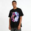 Cyberpunk Style Virtual Character Printed T-shirts Street Trendy Loose Casual Tops For Teens Pure cotton T-shirt