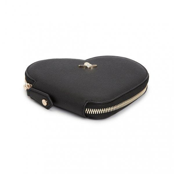 Vivienne WeStwood Saffiano New Heart Women S Chain croSSbody Bag 58010001w L001n N402