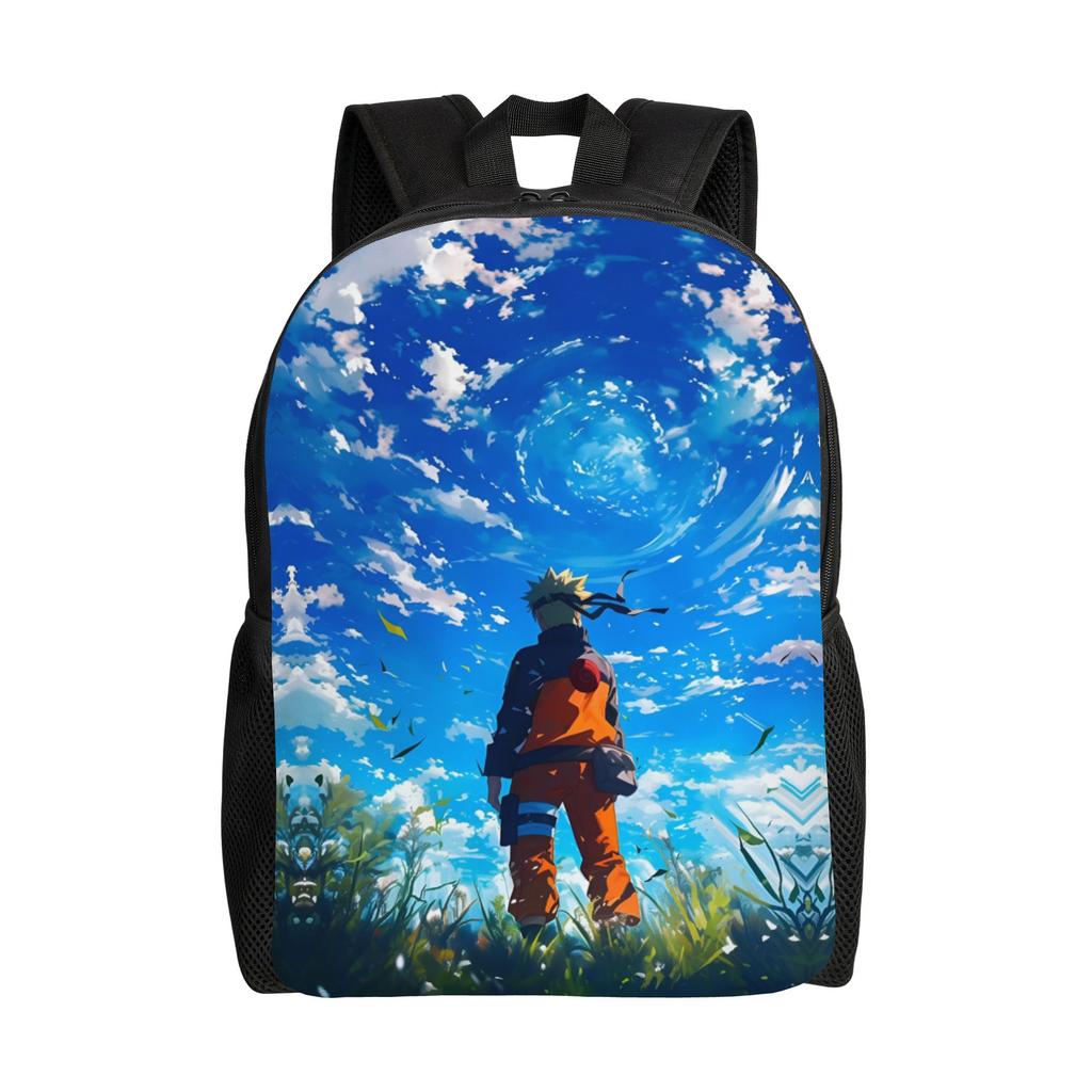 Customized N-Narutoes Uzumaki Backpacks Men Women Fashion Bookbag for School College Manga Bags