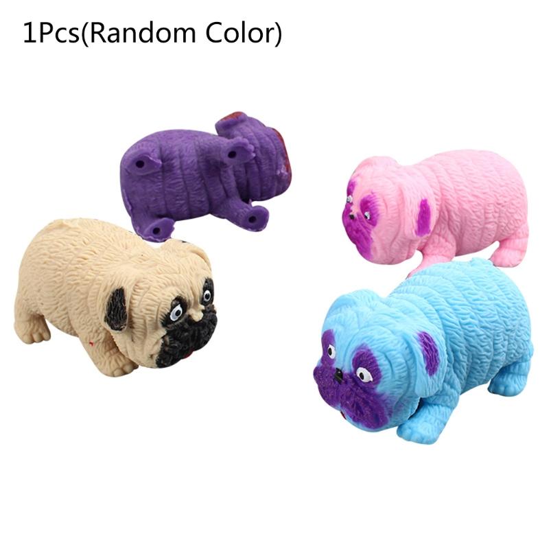 

Kids Sensory Toys Pug Pinch Toy Stress Relief Toy Gifts Cute Animal Party Supplies Vent Decompression Toy 1
