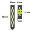 18 mm 20 mm 22 mm Silikonarmband für Huawei Uhr GT4 41 mm 46 mm GT2 Pro Smart Watch Band für Garmin Vivoactive 5/4/3 Venu