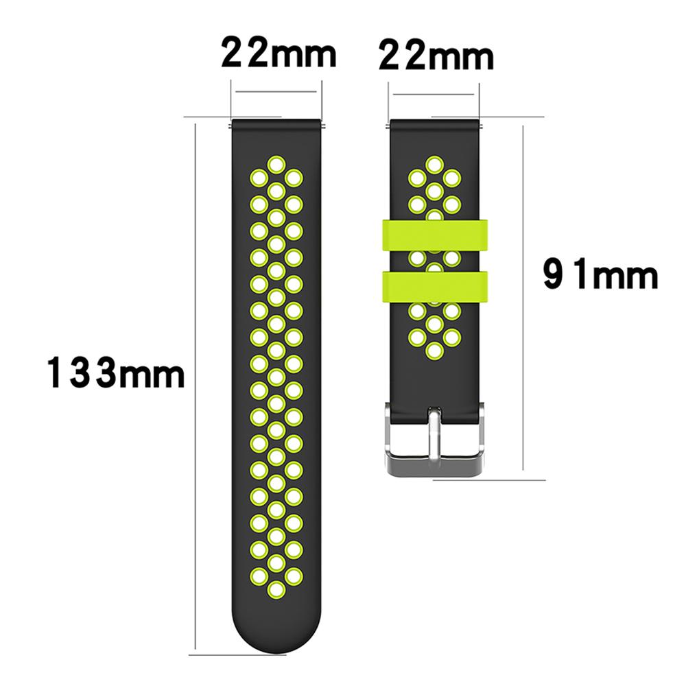 18 mm 20 mm 22 mm Silikonarmband für Huawei Uhr GT4 41 mm 46 mm GT2 Pro Smart Watch Band für Garmin Vivoactive 5/4/3 Venu
