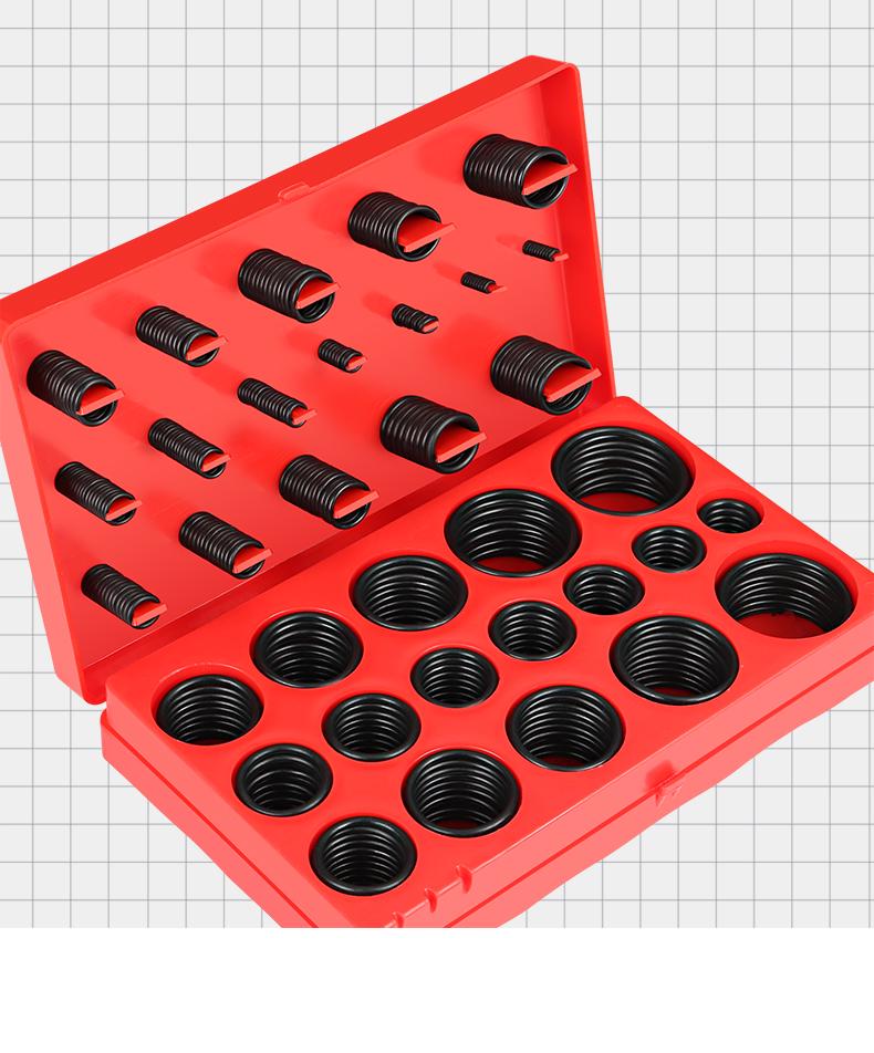 Nitrile Rubber O-Ring Kit: Oil & Heat Resistant for Auto A/C Repair
