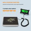 Yieryi 200kg/0.05kg Electronic Scale Digital Stainless Steel Bench Scales Backlit High Precision Strain Gauge Sensor for farms kitchens Food