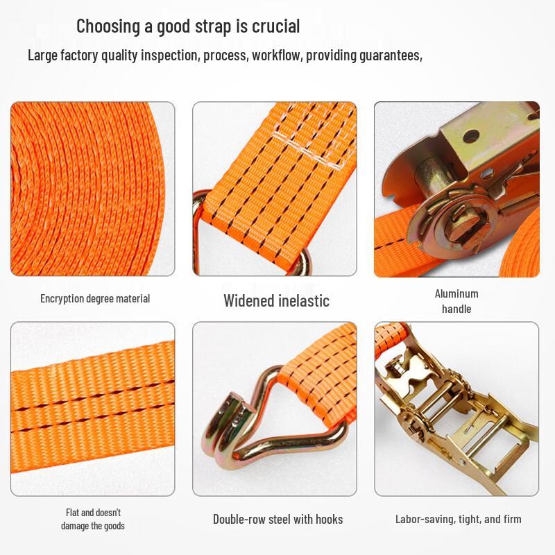 Truck Cargo Ratchet Tie Down Strap