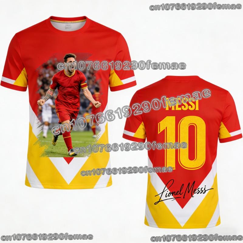 Messi #10 AI Soccer Jersey for Kids and Adults Stylish and Breathable
