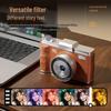 4K HD Retro Digital Camera, 64MP, Dual Lens, 16x Optical Zoom, Ideal for Student Photography