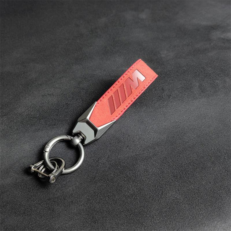 Car Key Ring Suede Key Chain For BMW M E30 E34 E36 E39 E46 E53 E60 E90 E83 F10 F20 F21 F30 F35 M3 M5 X1 X3 X4 X5 X6 X7 Accessory sdbf49
