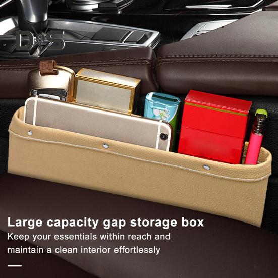 

1/2 шт., ящик для хранения зазоров в автомобильном сиденье, большая емкость, универсальный дизайн, простая установка, автомобильная консоль, телефон, ключи, органайзер для очков
