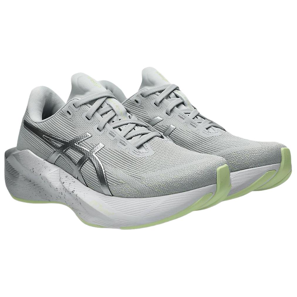 ASICS NOVABLAST 6 Running Shoes Women's Platinum/Neon Green