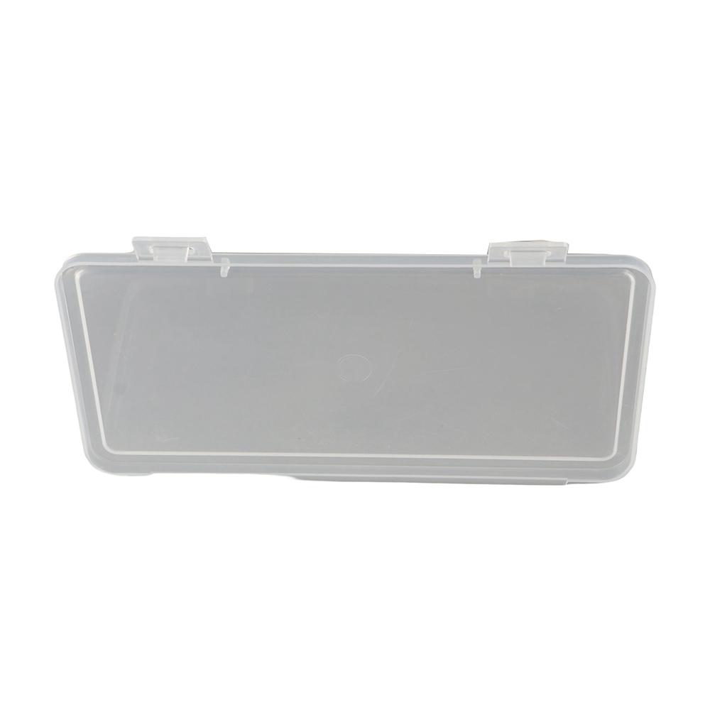 Plastic Pencil Case Buckled Stationery Box Waterproof Desktop Storage Box  Sundries