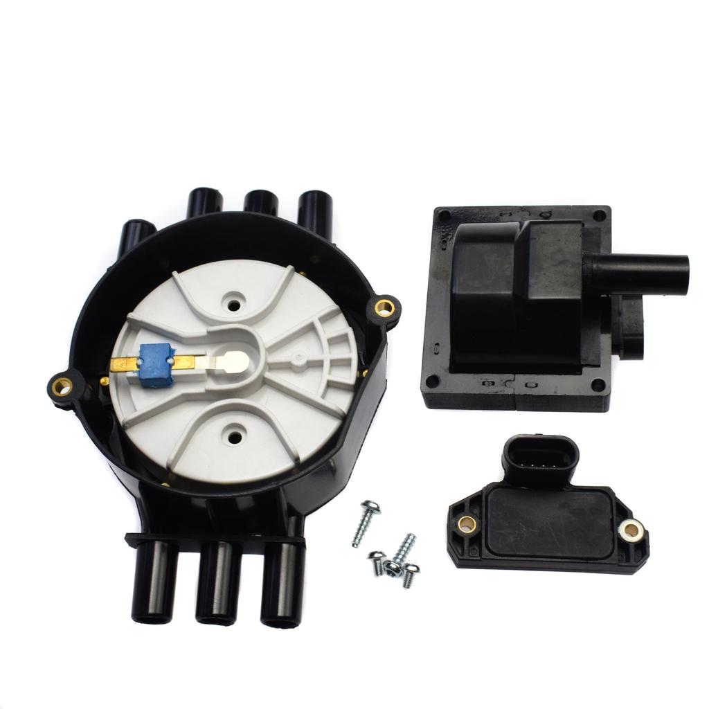Distributor Cap Rotor or Ignition Coil or Module For Chevrolet GMC Cadillac Buick Pontiac 10452459 10452458 10482803 16201599