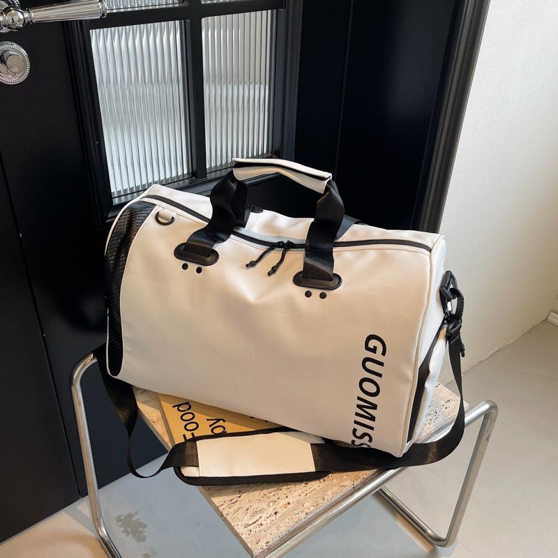 Sports and Fitness Bag with Dry and Wet Separation, Swimming Bag, Short-trip Travel Bag for Women, Lightweight, Large-capacity, Portable Storage