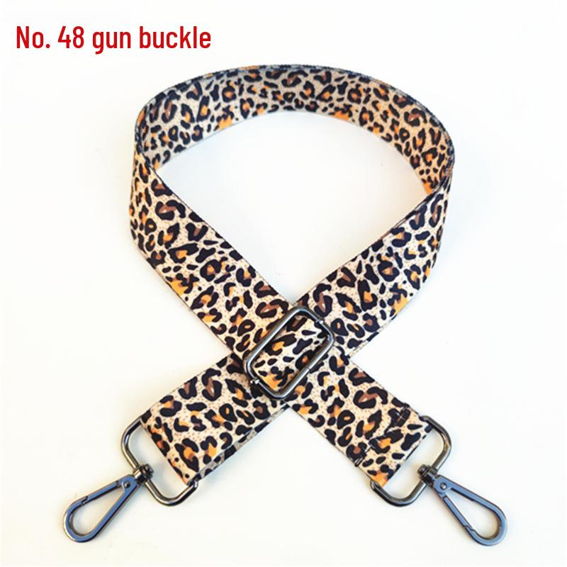 Colorful Ethnic Leopard Print Crossbody Bag Strap - Extended & Widened Replacement for Women's Shoulder Bags