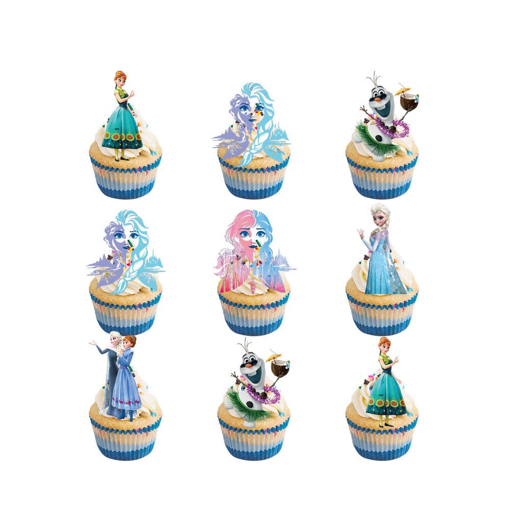 Frozen Birthday Party Supplies Disposable Cutlery Paper Plates Paper Cups Tissue Girls Birthday Party Decorations