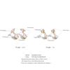 Yhpup Stainless Steel Cubic Zirconia Water Drop Dangle Earrings High Quality Party Gala Daily Wear Dainty Shinny Jewelry Gift