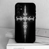 Cyber Sigil Cross   Phone Case For Samsung S25,S24,S21,S22,S23,S30,Ultra,S20,Plus,Fe,Lite,Note,10,Black Cover