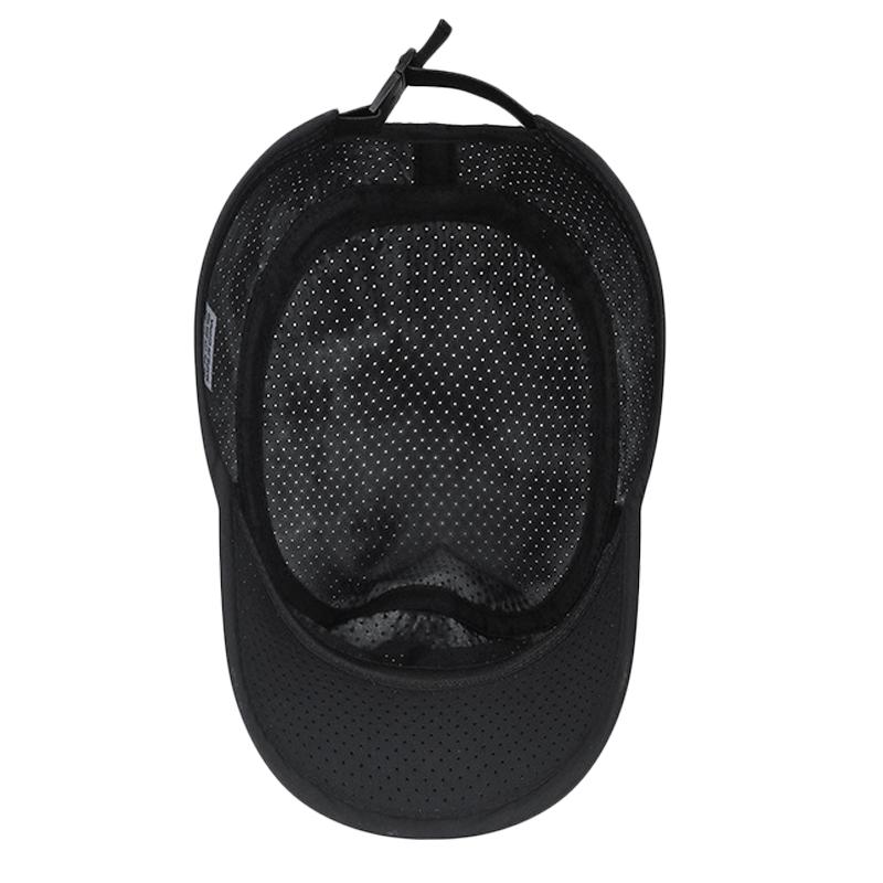 Summer Breathable Solid Color Sunscreen Quick-Drying Cap Adjustable Outdoor Sunshade Flat Top Cap