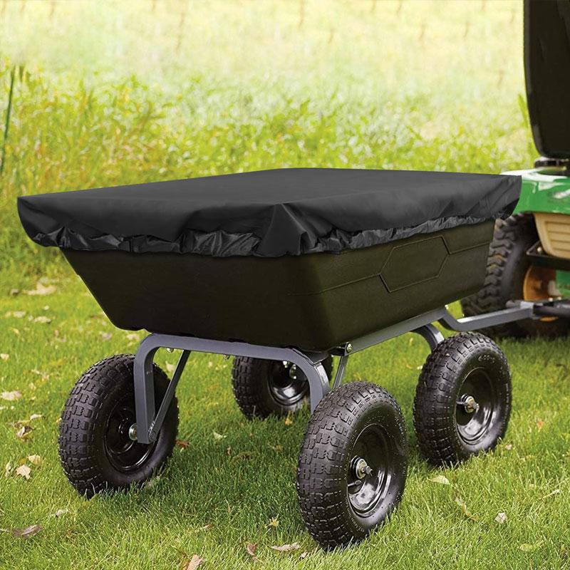 Garden Cart Cover Foldable Camping Trolley Rain Dust Cover Heavy Duty 210D Oxford Cloth Outdoor Camping Cart Protective Cover