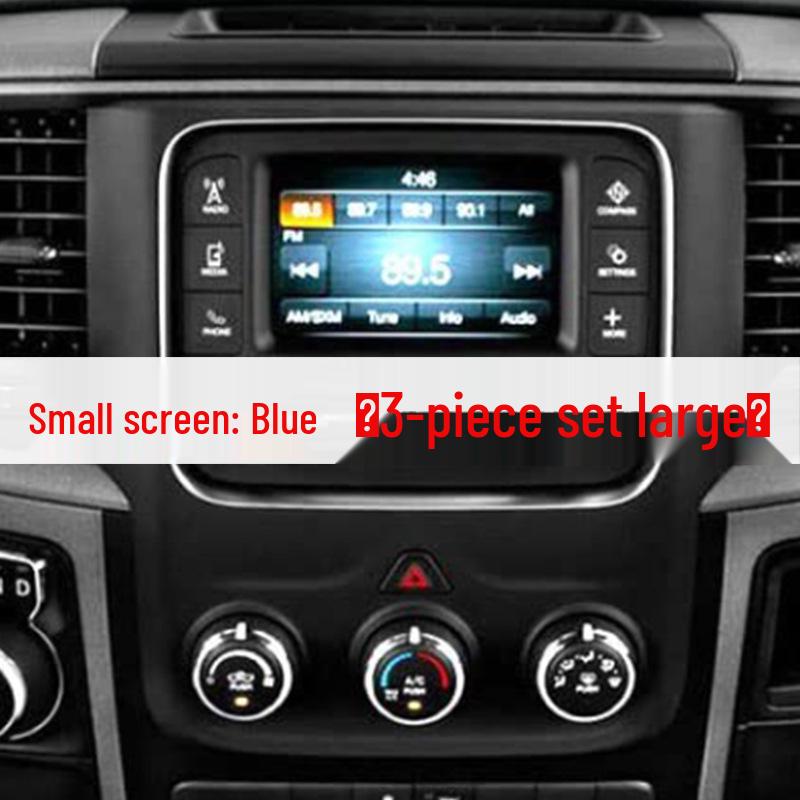 19-22 Dodge Ram Audio & AC Knob Decorative Ring