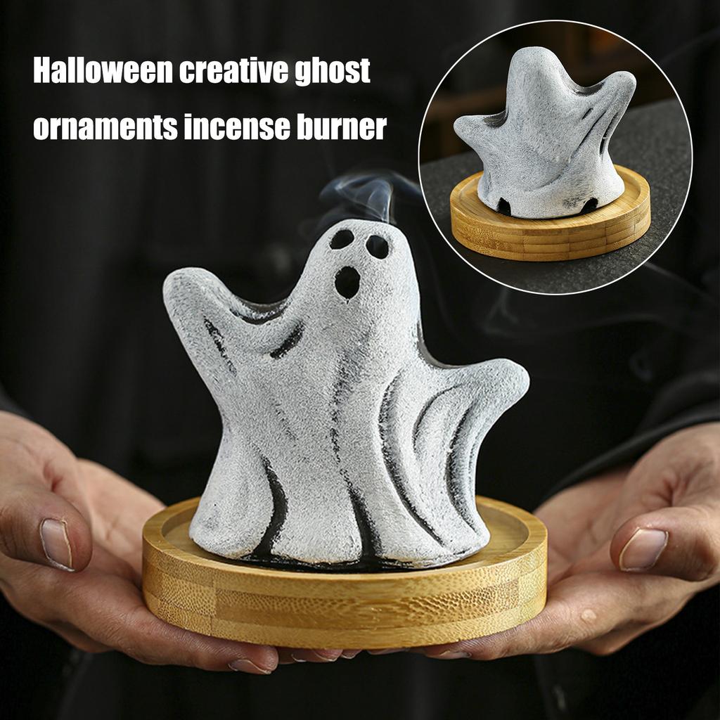 Halloween Creative Ornaments Incense Burner,Backflow Incense Burner